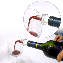 Japan KM red wine Sesealed refreshing cork beer red wine inverted wine mouth with lid wine bottle stopper wine guide