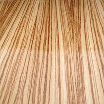 Zebra wood finish plate wood finish veneered plate can be set as thick leather lengthened widened Alien finish plate
