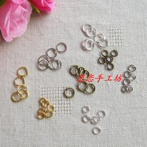 Special price DIY ornament accessories Ancient Wind * Handmade Circles * Earrings * Earrings * Iron * White Hanfu Wind Hair