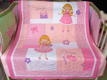 Kindergarten nap Summer cool quilt cotton baby boy by Girl air conditioning by child quilt can wash Pink Princess