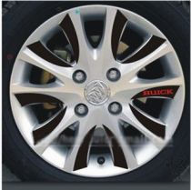 Beek old new Kai Yue hub post 14-inch 15-inch hub carbon fiber sticker car wheel fortitude decoration sticker