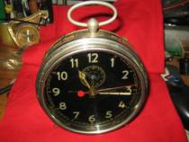 (German double sword)Center set of seconds (Antique double sword)Antique alarm clock(collection)