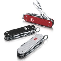 Counter Swiss Army knife Vickers Mini Hero 0 6381 Aluminum handle Red black Silver Tricolor