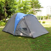 One room one hall rainstorm prevention 3-4 people double tent outdoor camping couple tent multi-person tent
