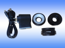 USB connector metal lamp head internal and external thread microscope LED ring light source microscope LED ring light ring