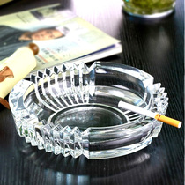 Crystal glass ashtray big drill Birds Nest ashtray living room office room ashtray can be customized advertising logo