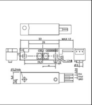 PS-R50 normally closed normally open KONDENSHI reflective photoelectric sensor