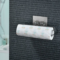 5022 Non-trace sticker drain paper Towel hanger Bedroom long roll hand wipe bathroom kitchen toilet refrigerator side wall hook