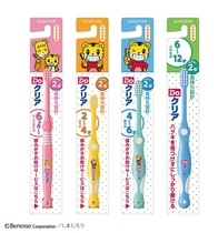 Japan sunstar Qiaohu baby baby baby tooth brush soft hair Strawberry flavor Grape flavor swallowable toothpaste