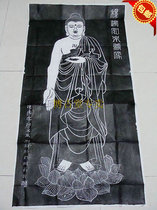 Xian stele forest stele rubbings calligraphy calligraphy and painting-Buddhist cultural collection art of Sakyamuni Buddha statue rubbings