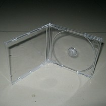 10 high quality imported grade thick transparent square CD Music Disc box 90 single double disc
