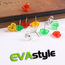 50 candy color work transparent nail picture wall INS hot message fixed sticker sticker small nail