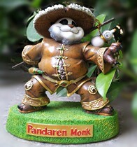 Warcraft Around World of Warcraft wow Monk Model Hand Dolls Panda Old Chen