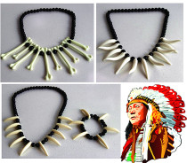 COS chief prop Savage necklace Indian dress jewelry Savage necklace Indian necklace