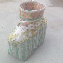 Pure hand-woven practical fishing basket plastic fish basket packaging with fish basket