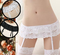 Sex toys skirt double lace garter with sexy stockings passion women Black and White pink purple 5 colors