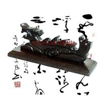 Mahogany Black Zi Mu Pen Pen Wen Shou Wenxuan Wenxuan Pen Holder Brush Calligraphy Supplies Set Pen Mountain