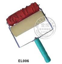 7 inch rubber roller bracket knurled mold liquid wallpaper coating tool paper art Paint wallpaper Wall Art Wall Wall