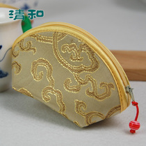 Qinghe Chinese style Guzheng nail bag zipper ingot-shaped Guzheng nail tape storage color random