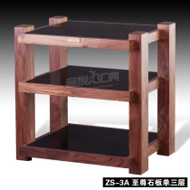 Yinyue Huidian ZS-3A Supreme Slate Single Layer Solid Wood Rack Audio Frame Equipment Frame