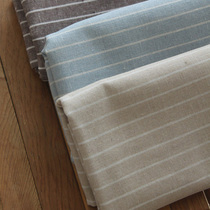 Embroidery material wide striped cotton and linen cloth handmade DIY curtain tablecloth placematte pillow bag cloth