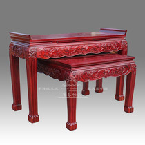 Yuanbao table Buddha table Lotus table for table with eight immortals table Buddhist niche custom-made camphor wood Buddhist niche