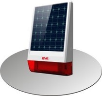 Night Wolf Wireless Solar Live Sound and Light Alarm YL-007AT