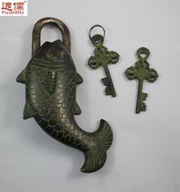 Yuanru Bronze Sculpture Chinese Antique Bronze Lock