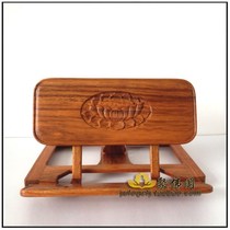 Ju Buddha Pavilion Buddhist Supplies Reading Sutra Wooden Scripture Bookshelf * Taiwan Handmade Carved Rosewood Book Bookshelf