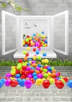 New 3D childrens photography background picture studio childrens photo three-dimensional theme background paper 3D-049