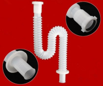 White plastic telescopic sewer hose basin downspout sanitary ware accessories