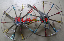 Kite modern wire wheel spool steel shaft diameter 26cm kites to fly upscale colorful steel wheels with compass