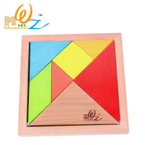 Wooden meatballs boutique oversized Beech tangram Childrens puzzle shape recognition Wooden tangram