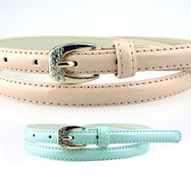 Korean version of the fashion new womens thin waist belt fashion diamond-set high-quality belt decorative belt