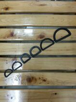 Manufacturers hot-selling connection buckle D buckle multi-purpose buckle semicircular ring buckle bag buckle mouth buckle three-gear D ring discount