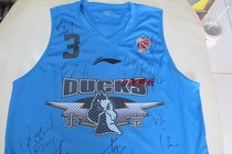 Li Ning CBA Beijing Jinyu Shougang all players autographed jersey Marbury Minlulei Zhai Xiaochuan