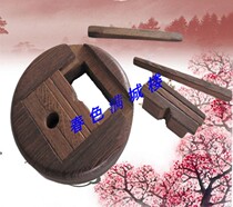 Chicken wingwood mahogany printing bed round gold stone seal cutting insert engraving bed seal engraving tool clip cutting tool