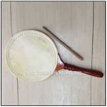 PolyBuddhist penthouse Buddhist supplies Taiwan Bull Peel Great Drum and Drum * 11 Inch Hand Drum