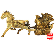 Pure Bronze Horse Bronze Marmalachaa Car Bronze Mara Cabbage Horse to Success Crafting Pendulum Gift Office Gift