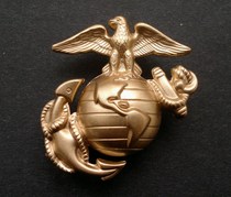 USMC United States Marine Corps topper big hat emblem (spot)