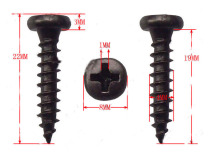 Screws for audio speakers speakers screws special crosshead screws black 4*20