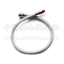 wmd MLPH-210-White BC with 60cm woven medium pressure tube Chengdu diving