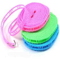 Outdoor tourism non-slip windproof fence style clothesline drying rope 5 m plus coarse trapezoidal rope