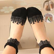 Special Price Day Single Baroque Lace Lace Transparent Silk Stockings Glass Silk Stockings Socks Cotton Socks Women Socks