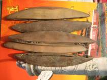 Batch of the Republic of China Folk Culture Exhibition hand-woven tools Wood shuttle textile supplies jujube carved evil pendants