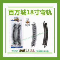 Million City 1 87 train model with road base rail track 18 inch bending rail bulk 44580 box 44501