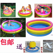 Send small foot pump INTEX swimming pool wading pool Ocean ball pool Swimming pool bath tub Childrens inflatable pool