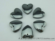 DIY magnetic black gall stone jewelry accessories Love heart pendant necklace bracelet pendant heart pendant wholesale