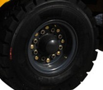 New product special promotion Heli forklift Hangzhou forklift 6 50-10 solid tire with steel ring 650-10