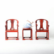 Haolin Xuan red sour wood wood crafts miniature pendulum chair imitation Ming set Chair gift good wood carving